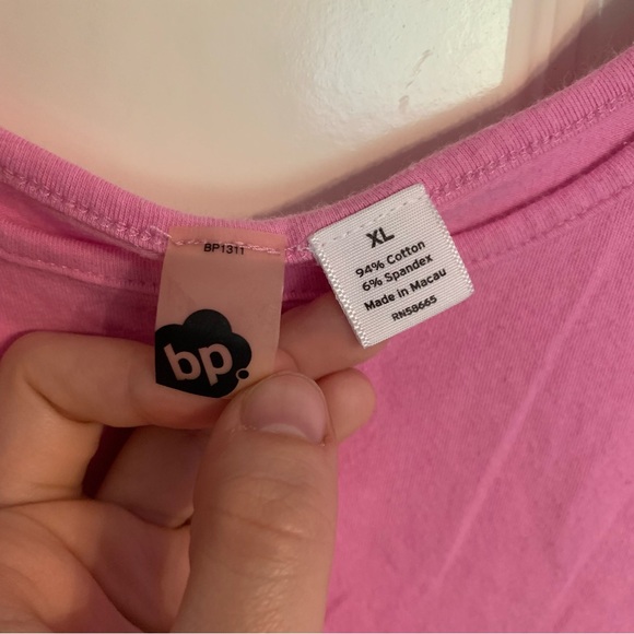 FREE WITH PURCHASE bp Bubblegum pink tank top 94% cotton XL - Picture 5 of 6